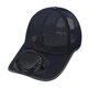 thumbnail image 5 of Gorra con ventilador solar transpirable y recargable con energía solar para playa, deportes y compras. Azul marino, 5 of 8