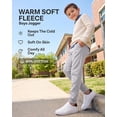 thumbnail image 2 of 3 Pack Boys' Cotton Fleece Joggers Sweatpants Athletic Pants Pockets Kids, 2 of 5
