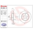 thumbnail image 2 of Par de DISCOS SOLIDOS G5 2007 al 2008 PONTIAC 2.4L L4 Traseros BREMBO ., 2 of 5