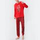 thumbnail image 1 of Family Jammies Set, Color Block Elastic Waist Christmas Family Set Long Sleeves Crewneck Loose  For Home For Men ANGGREK Estampado navideño HOMBRE XXL, 1 of 6