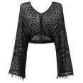 thumbnail image 5 of Womens Cover Up Women's Solid Color Knitted Hollow Beach Bikini Swimwear Cover Up Sun Clothing, 5 of 5
