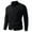 Black, variant on Xzbqbs Jackets for Mens Zip Up Cardigan Sweater Casual Stand Collar Textured Knit Ribbed Chunky Sweaters Slim Fit Solid Jackets