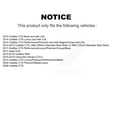 thumbnail image 2 of AmeriBRAKES Rear Ceramic Disc Brake Pads NWF-PRC1337 for Car Cadillac SRX Chevrolet Camaro CTS Saab 9-4X, 2 of 8