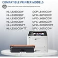 thumbnail image 3 of Compatible TN431 TN-431 TN431C TN431M TN431Y Toner Cartridge Replacement for Brother HL-L8260CDW HL-L8360CDW MFC-L9570CDWT MFC-L9570CDW Printer (1C+1M+1Y,3-Pack), 3 of 6