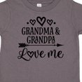 thumbnail image 4 of Inktastic Grandma Grandpa Love Me Arrow Boys or Girls Toddler T-Shirt, 4 of 5
