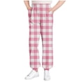 thumbnail image 2 of Cowsor Girls Graphic Print Sweatpants Athletic Drawstring Joggers Cute Track Pants with Pockets for Kids, 2 of 6