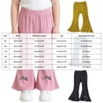 thumbnail image 4 of Girl Clothes Trendy Stylish Girls Uniform Pants, Bell Bottoms for Girls School Uniforms, Flare Pants, 4 of 6