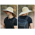 thumbnail image 5 of Gorra de pescador para hombre con ala ampliada, impermeable, para exteriores, con protección solar, para montañismo, 5 of 5