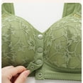 thumbnail image 4 of Bras Under $5! Cagogo Daisy Bras for Older Women Plus Size Full Coverage Front Closure Wireless Bralette Support Comfortable Wire Free Bra Brasier Sin Varillas Para Mujer, 4 of 8