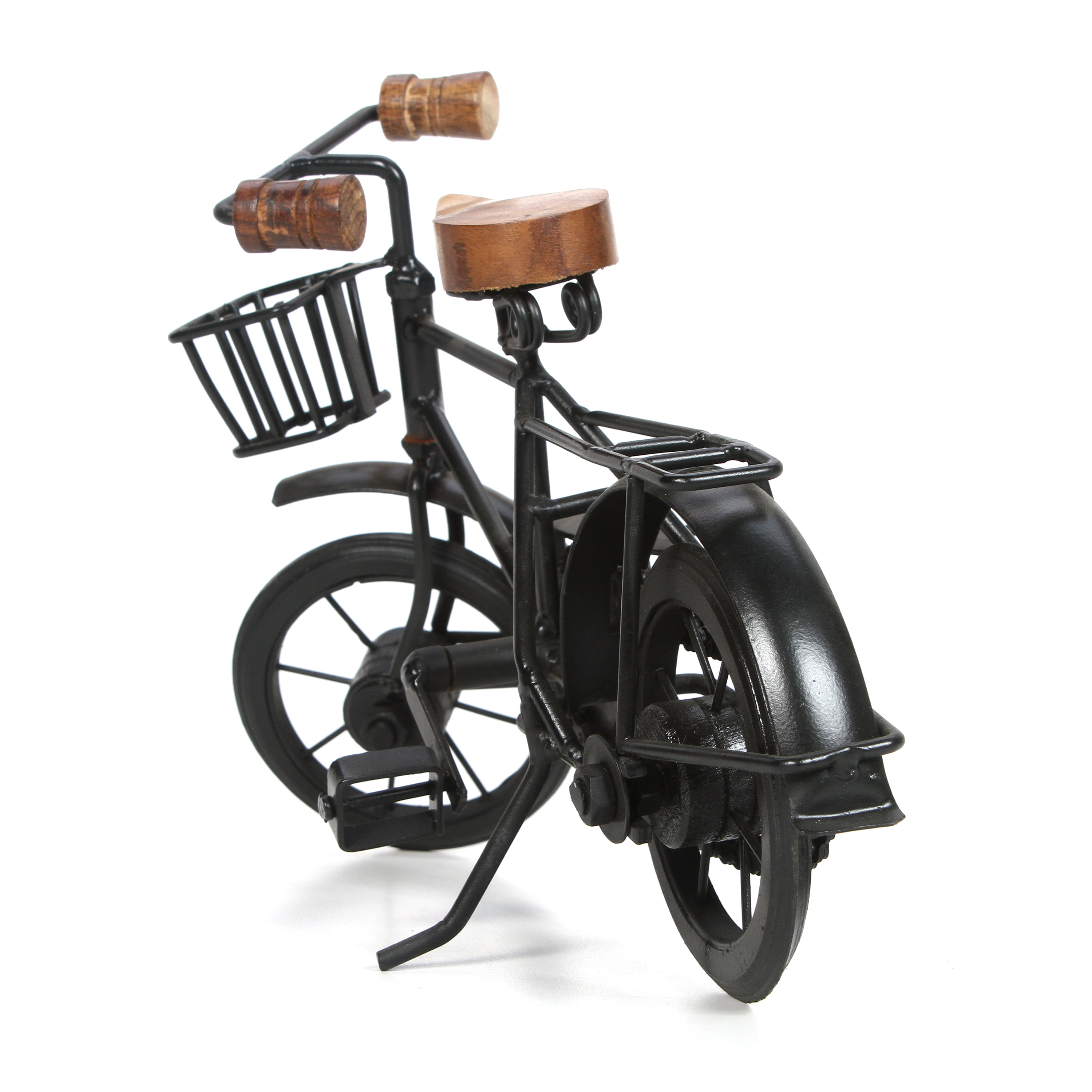 Wood/Metal Indoor/Outdoor Decorative Bicycle With Basket-2 Designs to Choose 