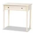 thumbnail image 1 of Baxton Studio Console en Bois Blanc avec 1 Tiroir, 1 of 10