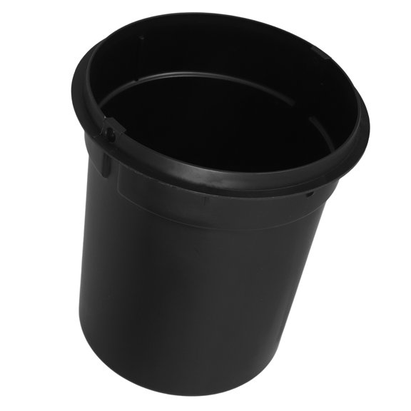IBASETOY Black Plastic Waste Bucket Inner for Simple Style Home Use 1Set