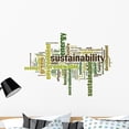 thumbnail image 1 of Sustainability Word Cloud Concept Wall Mural by Wallmonkeys Peel and Stick Graphic (36 in W x 26 in H) WM80141, 1 of 4