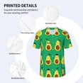 thumbnail image 4 of Balery Cartoon Fruit 1 Baseball Jersey for Men Casual Button Down Shirts Short Sleeve Active Team Sports Uniform-3X-Large, 4 of 9