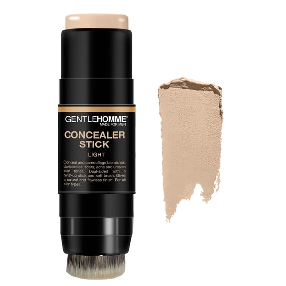 GENTLEHOMME CONCEALER STICK FOR MEN - Light Color - Men’s Makeup Concealer Stick to Camouflage Blemishes