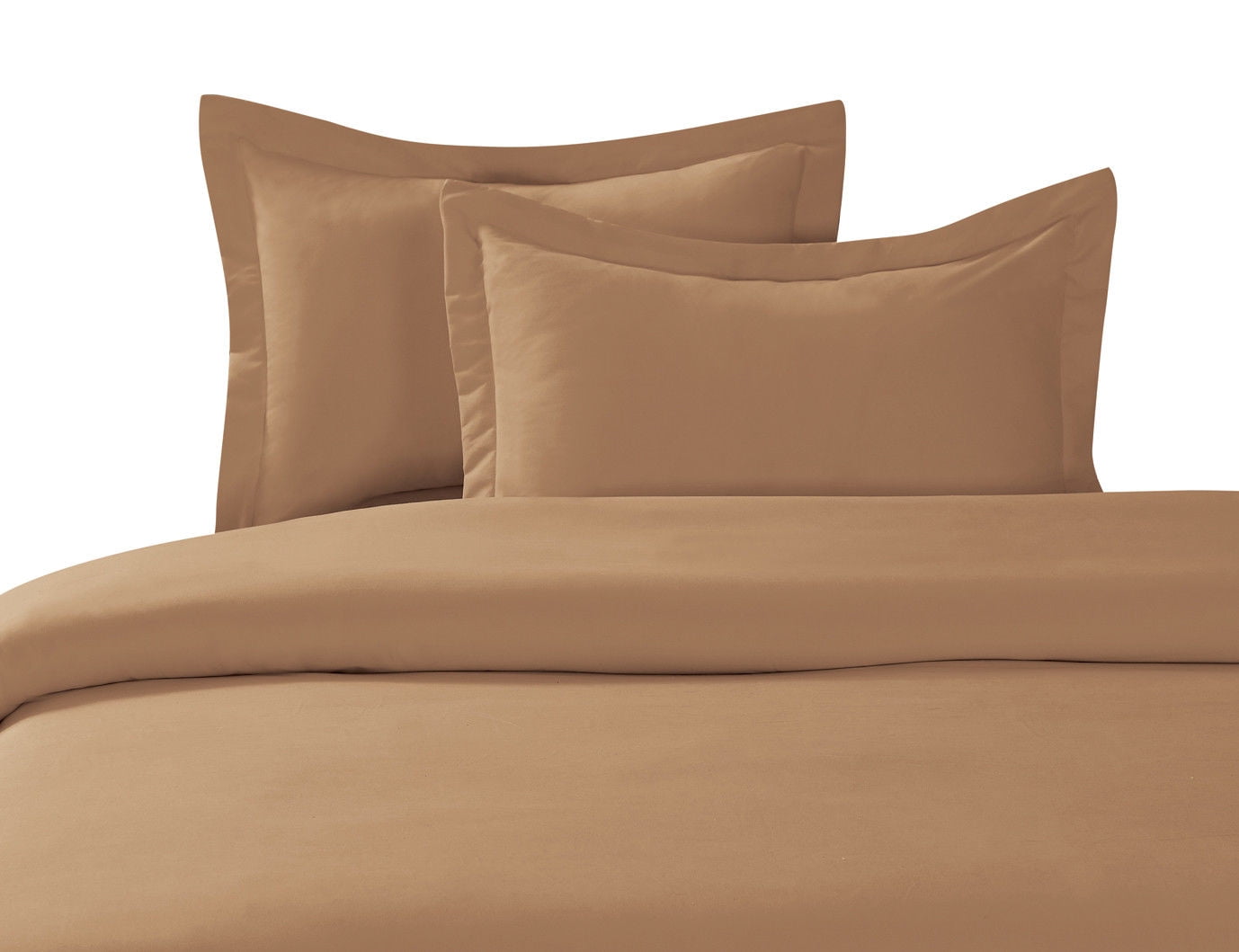 Solid King 3Piece Taupe Premium Duvet Bed Cover Set, One (1) Soft
