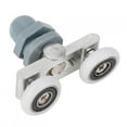 thumbnail image 2 of 4pcs Durable Double Sliding Roller Track Door Wheel Bathroom Glass Door (25mm), 2 of 8