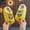 Yellow, variant on Kids Toddler Boys Winter Slippers Girls Closed Toe Slippers Boys Closed Toe Slippers Soft Plush Boys House Slippers Plush Slippers for Girls Girls Winter Footwear 5.5-6 Years