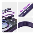 thumbnail image 4 of Decase Transparent Case for Samsung Galaxy S25,TPU+PC,Built-in Rotatable Ring Kickstand,Clear Back Design Heavy Duty Drop Protection Shockproof Phone Case for Samsung Galaxy S25,Darkpurple, 4 of 10