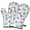 Pioneer Flower Floral, variant on Pioneer Flower Floral Print Pattern Oven Mitt 2-Pack Set, Heat Resistant Kitchen Gloves, 7.7" X 12"