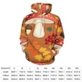 thumbnail image 2 of Autumn Pumpkin Leaves Thanksgiving 3D Print Hoodie Men Women Autumn Thin Pullover Sweatshirt Vintage Streetwear Tops, 2 of 6