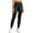 Black, variant on HJYCHN Yoga Pants Women's Workout Solid Color High Waist Athletic Leggings Fitness Pants for Yoga and Training Pants for Women Black M