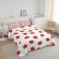 thumbnail image 2 of Juego de Cama Sweet Strawberry Juego de Cama con Dibujos de Fresas Simpáticas, 2 of 7