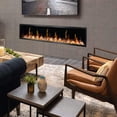 thumbnail image 3 of Litedeer Homes Electric Fireplace Insert ZEF78VC Litedeer Latitude II Wall Mounted Electric Fireplace with APP, Crystal 68 inch, 3 of 5