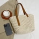 thumbnail image 5 of Bolso Playa Paja Hombro Verano para Mujer (Beige), 5 of 8