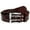 Brown, variant on Men's Double Holes Genuine Leather Belt Double Prong Jeans Belt Black X-Large