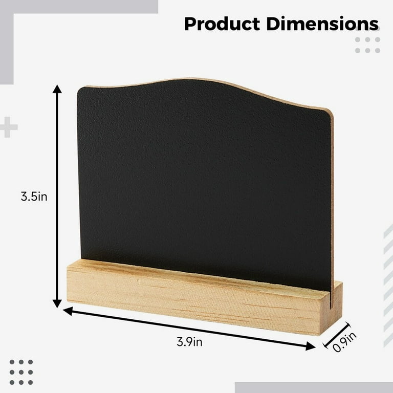 Mini Chalkboard Signs 12Pcs Chalkboard Message Signs Number Signs for Food Gift Baskets Beverages Buffet Table Place Cards for Wedding Events Decor Black Walmart