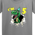 thumbnail image 4 of Inktastic I'm 5 Dinosaur Youth T-Shirt, 4 of 5