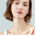 thumbnail image 3 of Latrodar Fashion Stone Pattern Turquoise Inlaid Female Earrings Labour Day Teacher Appreciation Gifts, 3 of 5