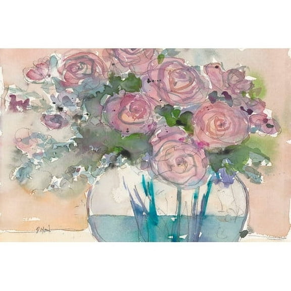 Marmont Hill "Faded Pink" Painting Print on Wrapped Canvas