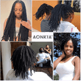 thumbnail image 4 of AONKIA Loc Extensions Human Hair 30 strands, 8 Inch 0.8cm Width Human Hair Dreadlock Extensions for Men/Women Full Handmade Permanent Dread Extensions Can Be Dyed and Bleached(0.8cm,8 inch,1B), 4 of 9