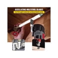 thumbnail image 2 of 50 PCS Oscillating Saw Blades, Quick Release Multitool Blades Kit, HCS Tool Blades For Wood Plastic Metal Nails Bolts, Compatible With Dewalt Fein Worx Bosch Makita Milwaukee, 2 of 10