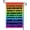 White-7, variant on Equality Flag BLM Flag for in This House We Believe Yard Sign, Pride Flag Small Science is Real Black Lives Matter Vertical Double Sided 12.5"X18" Burlap Patio Outdoor Decoration