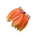 thumbnail image 1 of Jumpingount de flores de hojas hawaianas, fiesta Bohemia Artificial, ropa de baile elástica hawaiana, vestido de Hula, disfraz de playa, puesta en Disfraces de disfraces Naranja (60 cm/23 pulgadas) Jumpingount AP016763-13, 1 of 6
