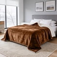 thumbnail image 7 of Imperial Rooms Sherpa Blanket Twin Size, 2-Pack – Soft Plush Microfiber with Cozy Sherpa Fleece, Warm Lightweight Blanket for Twin Bed, 60 x 80 Inches, Coffee, 7 of 7