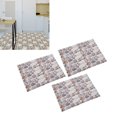 thumbnail image 4 of Tile Stickers Bright Luster Easy DIY Imitation Tile Effect Water Oil Proofing Wall Stickers for Canteen for Apartment for Wall for Kitchen ANGGREK Otros, 4 of 8