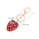 thumbnail image 2 of Houderco Llavero Fresa Con Rhinestones Para Accesorio Y Regalo Único, 2 of 6