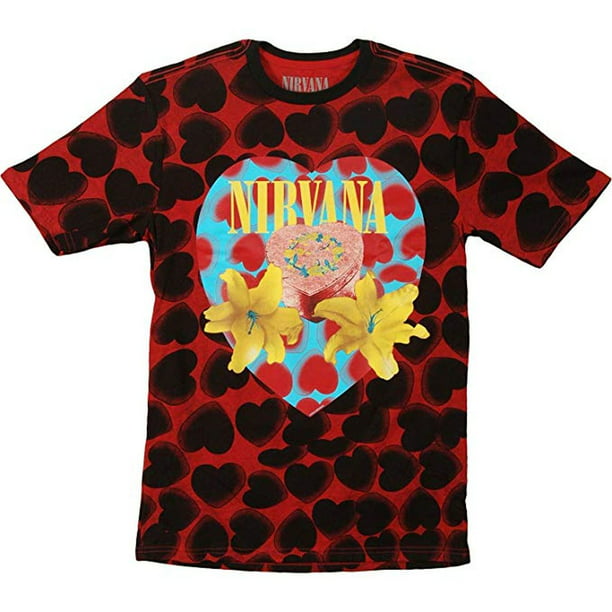 Nirvana Heart Shaped Box Men's Dye Classic T-Shirt