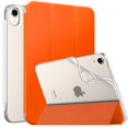 thumbnail image 1 of Funda MoKo Soft TPU translúcida esmerilada para iPad mini 7th Orange, 1 of 9