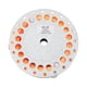 thumbnail image 3 of Línea de pesca con mosca flotante con bucles soldados, líder de repuesto flexible de PVC blando naranja 5F, 3 of 9