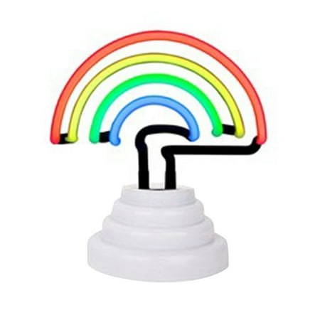 

Frcolor Neon Light Tube Desk Lamps Neon Night Lamp for Wedding Birthday Party Bedroom Decoration Perfect Gift
