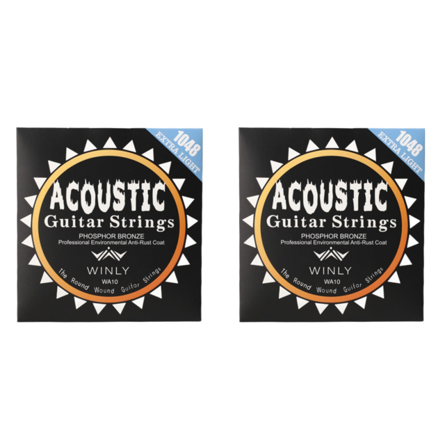 Cuerdas de guitarra acústica, cuerdas de bronce fosforado, accesorios para guitarra (WA11)