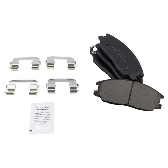 TRQ Disc Brake Pad Set Kit Front Posi Ceramic for 03-09 Kia Sorento New BFA73297