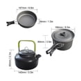 thumbnail image 3 of RKSTN Kitchen SuppliesOutdoor Camping Set Pot Teapot Combination, 2-3 Person Set Pot Decorations for Home Kitchen Decor, 3 of 5