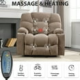 thumbnail image 3 of Bonzy Home Oversized Power Lift Recliner,Elderly Lift Chair with Heat Therapy and Massage Function,Remote Control,Side Pocket,Living Room Camel, 3 of 7