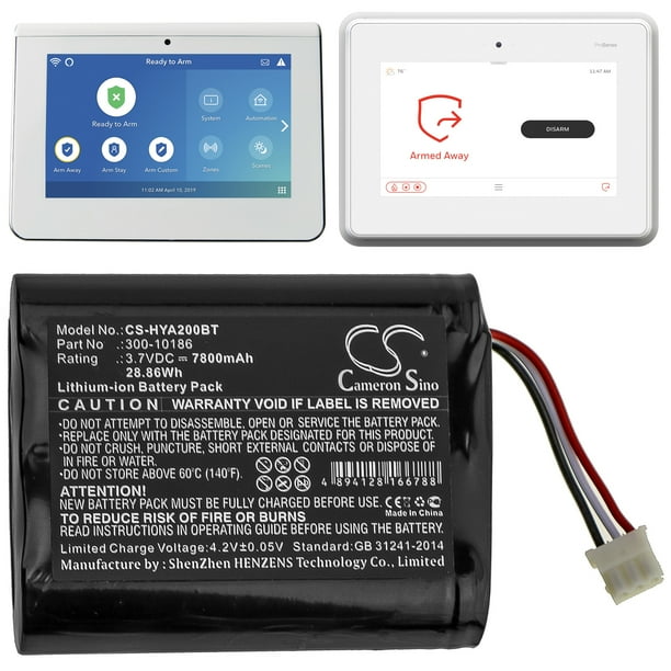 Battery for ADT Command Smart Security Panel ADT7AIO ADT5AIO, Honeywell Pro 7 AI052 AIO71 AIO7